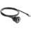 Cable Delock RJ12 1 metro blindado con enchufe empotrado