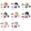 Figura Bandai Haikyu!! Blind Box PVC Collezione Chibi