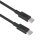 Cavo USB-C a USB-C ACT 2 m 60 W USB 2.0 nero