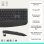 Tastatur Logitech Signature Comfort Plus MK880 ergonomisch mit kabelloser Maus
