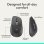 Tastatur Logitech Signature Comfort Plus MK880 ergonomisch mit kabelloser Maus