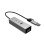 Hub i-tec 4 porte 5 Gbit/s USB-C/USB-A 2.5GLAN Metallo Argento
