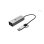Hub i-tec 4 porte 5 Gbit/s USB-C/USB-A 2.5GLAN Metallo Argento