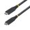 Kabel USB4 StarTech CC1M40GUSB4TP 1 m USB-C an USB-C 40 Gbit/s Schwarz