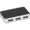 Hub Vivanco 4 Ports 480 Mbps USB 2.0 Modell VVITHUB2V4PORTS Schwarz Silber
