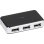 Hub Vivanco 4 Ports 480 Mbps USB 2.0 Modell VVITHUB2V4PORTS Schwarz Silber