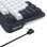 Teclado Redragon UCAL MAGNETIC K673WB-RGB-M magnético compacto con switches UltraMag y RGB