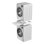 Kit de superposition Meliconi 656132 Universal Technopolymère Blanc 600 mm