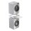 Kit de superposition Meliconi 656132 Universal Technopolymère Blanc 600 mm