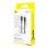 Cable USB-C Baseus Dura 100W 1m Negro y Rojo Carga Rápida PD