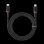 Cable USB-C Baseus Dura 100W 1m Negro y Rojo Carga Rápida PD
