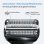 Rasoio Viso Braun Series 3 3000s Senza Fili 30min Wet & Dry Griglia Ricarica Rapida