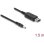 Cable de Carga USB A a DC Delock 1,5 m Negro