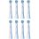Cabezal Cepillo de Dientes Oral-B iO Ultimate Clean Pack 8 Unidades Blanco