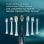 Cabezal Cepillo de Dientes Philips Sonicare HX6066/88 Optimal White Pack 6 Unidades Negro