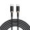 Cable USB-C Baseus Dura 240W 1 m Noir et Or