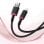 Câble Baseus Dura Lightning vers USB-C 1 m Noir