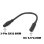 Cable Adaptador 5,5x2,5 mm Hembra a GX12 8 mm 3 Pines Hembra