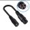 Cable Adaptador DC 5,5 x 2,5 mm Hembra a GX16 12 mm 3 Pines Hembra
