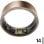 Anel inteligente Ultrahuman Ring AIR Tamanho 14 Bluetooth 5.0 IP68 6 dias Android/iOS Ouro rosa