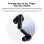 Auriculares Blackview Airbuds16 sem fios Bluetooth 6.0, driver 13 mm, Type-C, preto