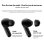 Auriculares Blackview Airbuds16 sem fios Bluetooth 6.0, driver 13 mm, Type-C, preto