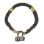 Candado de Cadena Yale para Bicicleta 1,1 m con Llave y Cerradura de Titanio Oro