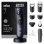 Máquina de Cortar Barba Braun BeardTrimmer 7 80789809 Sem Fios 120min 40 Comprimentos 5 Pentes À Prova de Água