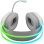Auriculares Defender Eclipse RGB inalámbricos USB para gaming con aislamiento cerrado blancos