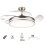 Ventilador de Techo con Luz Mimax Calima 2S Motor DC 900mm 6 Velocidades Mando a Distancia LED Níquel Satinado