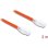 Cable de red Delock RJ45 Cat 8.1 S/FTP 2 m naranja