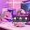 Casque Fifine USB câblé Surround virtuel Over Ear Gaming Rose