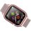 Cinturino Usams per Apple Watch Oro Rosa Nylon TPU