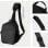 Borsa Sling K&F Concept KF13.171 5L per Fotocamera DSLR e Drone Nero