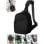 Borsa Sling K&F Concept KF13.171 5L per Fotocamera DSLR e Drone Nero
