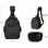 Borsa Sling K&F Concept KF13.171 5L per Fotocamera DSLR e Drone Nero