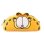 Estuche Garfield Felpa Suave 20x9x5 cm para Material Escolar y Oficina