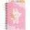 Cahier A5 Kawaii Groupe Erik 80 Feuilles Bullet Wire-o