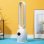 Ventilador Torre Jata JVTE1201 60W 3 Velocidades Oscilante con Mando Temporizador LED
