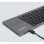 Teclado Zenwire Slim WLK-615 Bluetooth dobrável com teclas retroiluminadas