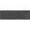 Teclado C&T plegable Bluetooth QWERTZ compacto con touchpad y numérico