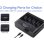 Ladegerät Voltcraft VC-BC 5100 5x Ladeschächte USB-C Micro USB NiMH