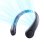 Mini Ventilatore da Collo Senza Pale JisuLife Life 3 4000mAh Blu 5 Velocità