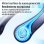 Mini Ventilatore da Collo Senza Pale JisuLife Life 3 4000mAh Blu 5 Velocità
