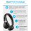 Casque JLab Audio Go Work 3 sans fil Bluetooth avec micro et USB-C noir