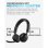 Casque JLab Audio Go Work 3 sans fil Bluetooth avec micro et USB-C noir
