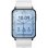 Gravity GT17-8 Bluetooth 1,78" Negro Correa Blanca 22 mm IP68 Pulsómetro Monitor Sueño