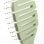 Spazzola Paddle Muitomas HAIRBRUSHLGN Verde per Adulti
