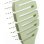 Spazzola Paddle Muitomas HAIRBRUSHLGN Verde per Adulti