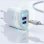 Cargador USB 3MK FlowPower 10W 2 Puertos USB-A Blanco